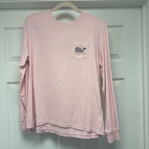 Vineyard Vines women’s large long sleeve pink top. Brand new with tags.